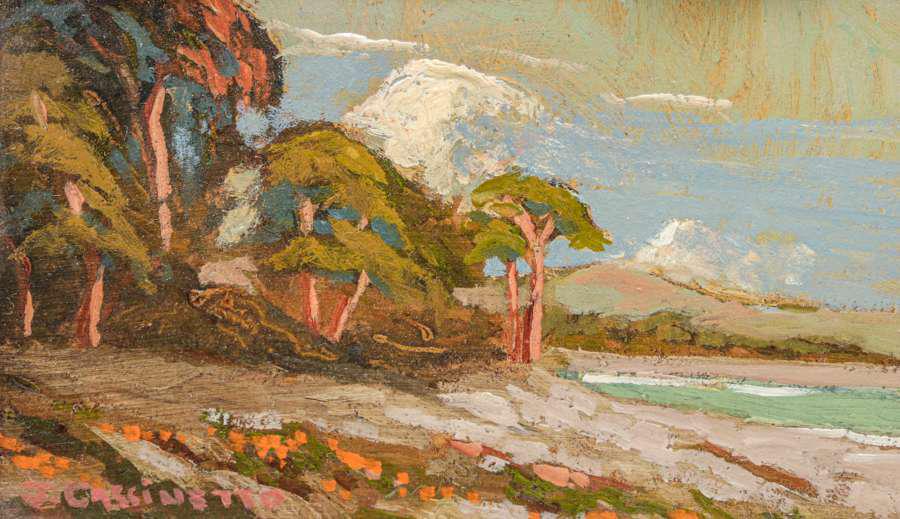 Jack Cassinetto California Painting "Monterey Beach (1 of 5)