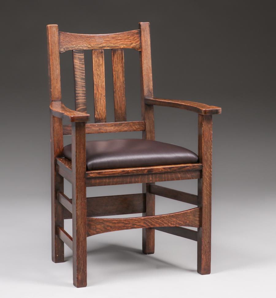 Stickley Brothers #379 Armchair c1910 (1 of 4)