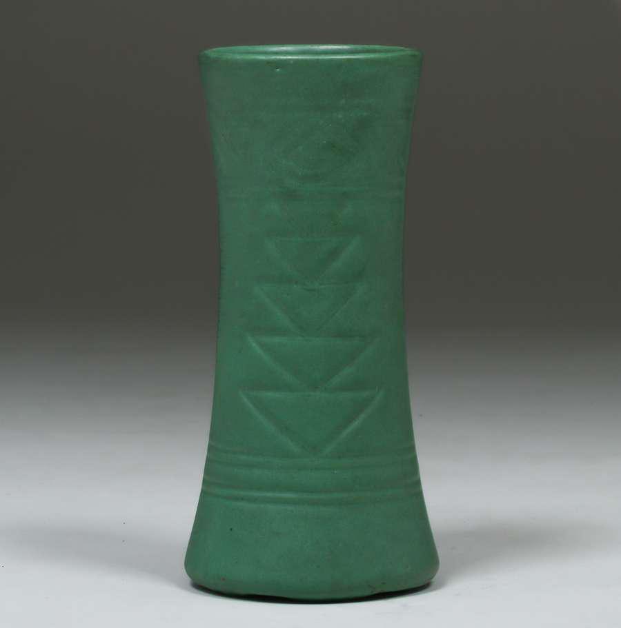 Weller Pottery Matte Green Vase c1910 (1 of 3)