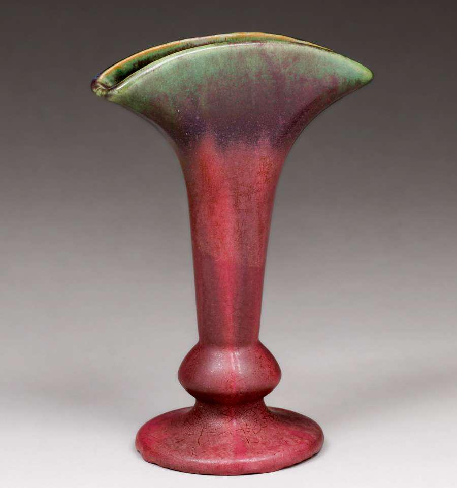 Fulper Pottery Flared Pillow Vase c1920 (1 of 4)
