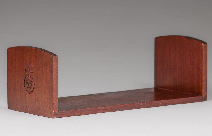 Roycroft Mahogany Table-Top Bookrack c1910s (1 of 4)