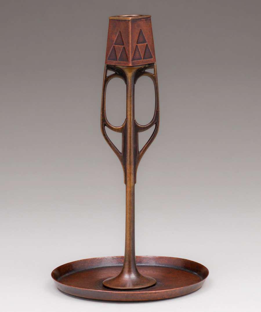 WMF German Brass Candlestick c1910 (1 of 4)