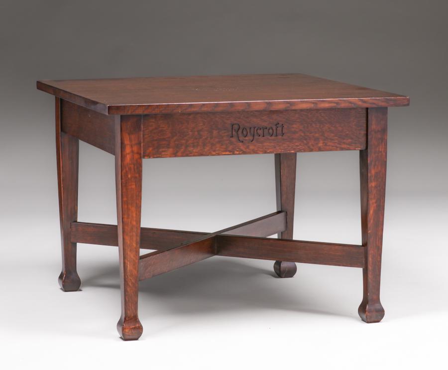 Contemporary Roycroft Square Coffee Table c1990s (1 of 4)