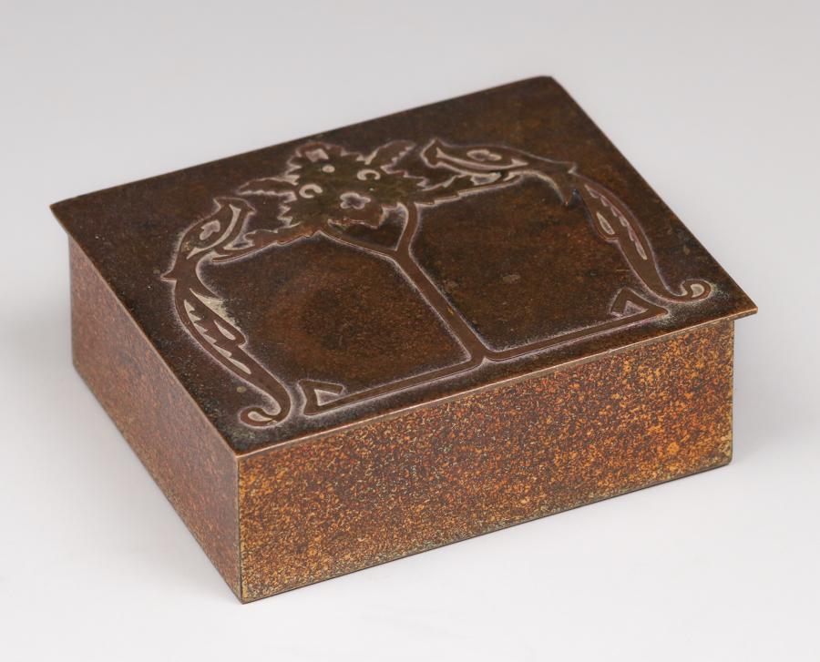 Silvercrest Sterling Silver on Bronze Love Birds Box: Silvercrest Sterling Silver on Bronze Love Birds Box c1920s. Signed. Excellent original patina. 4 1/8"w x 3.5"d x 1.5"h. SHIPPING We box and ship ourselves, to keep shipping costs low. We do not use a