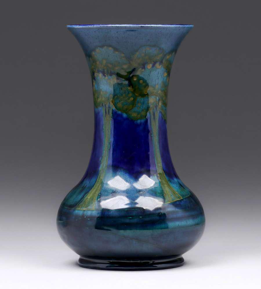 Moorcroft Moonlit Blue Flared Vase c1920 (1 of 5)