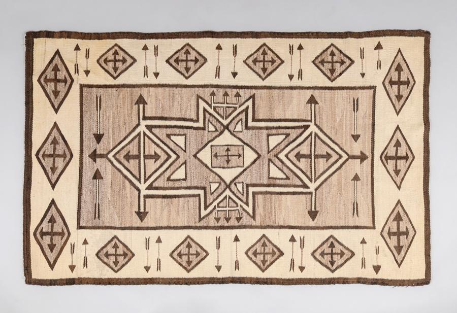 Navajo Crystal Rug c1910s (1 of 2)