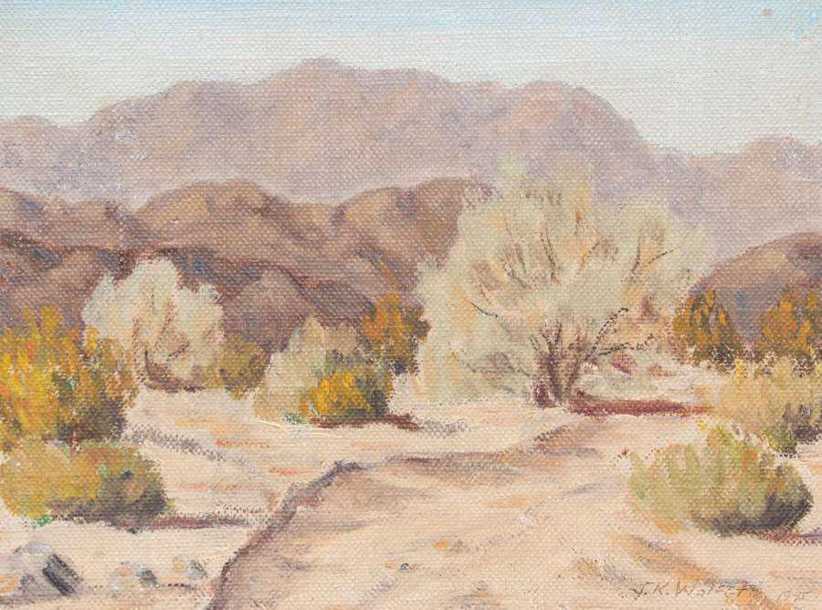 J.K. Walseth Painting "Desert Smoke Trees Near (1 of 5)