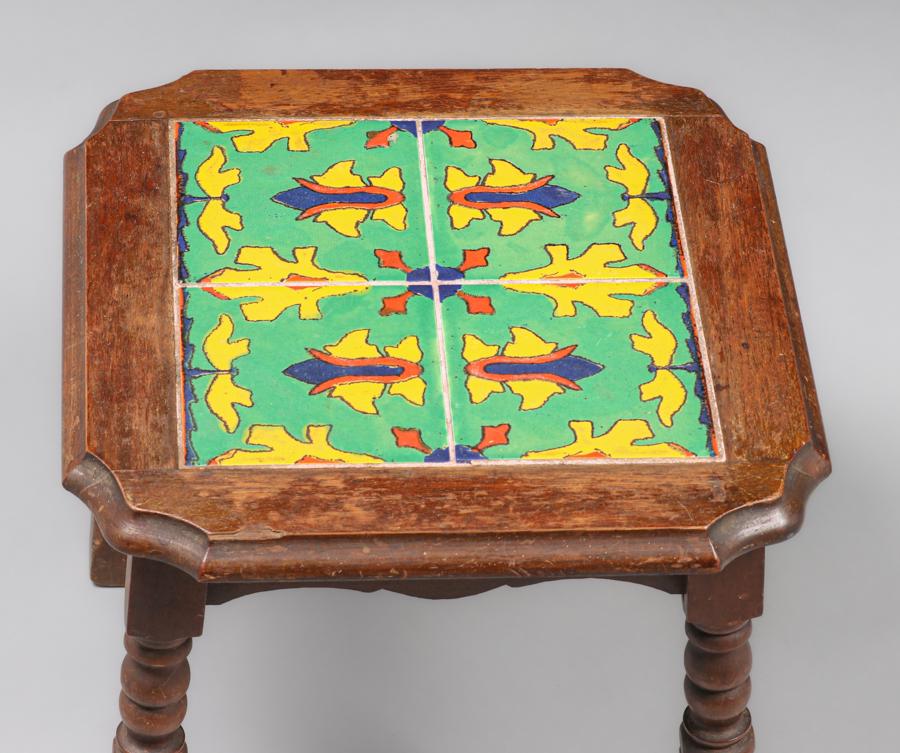 Taylor Tile-Top Table c1930s (1 of 4)