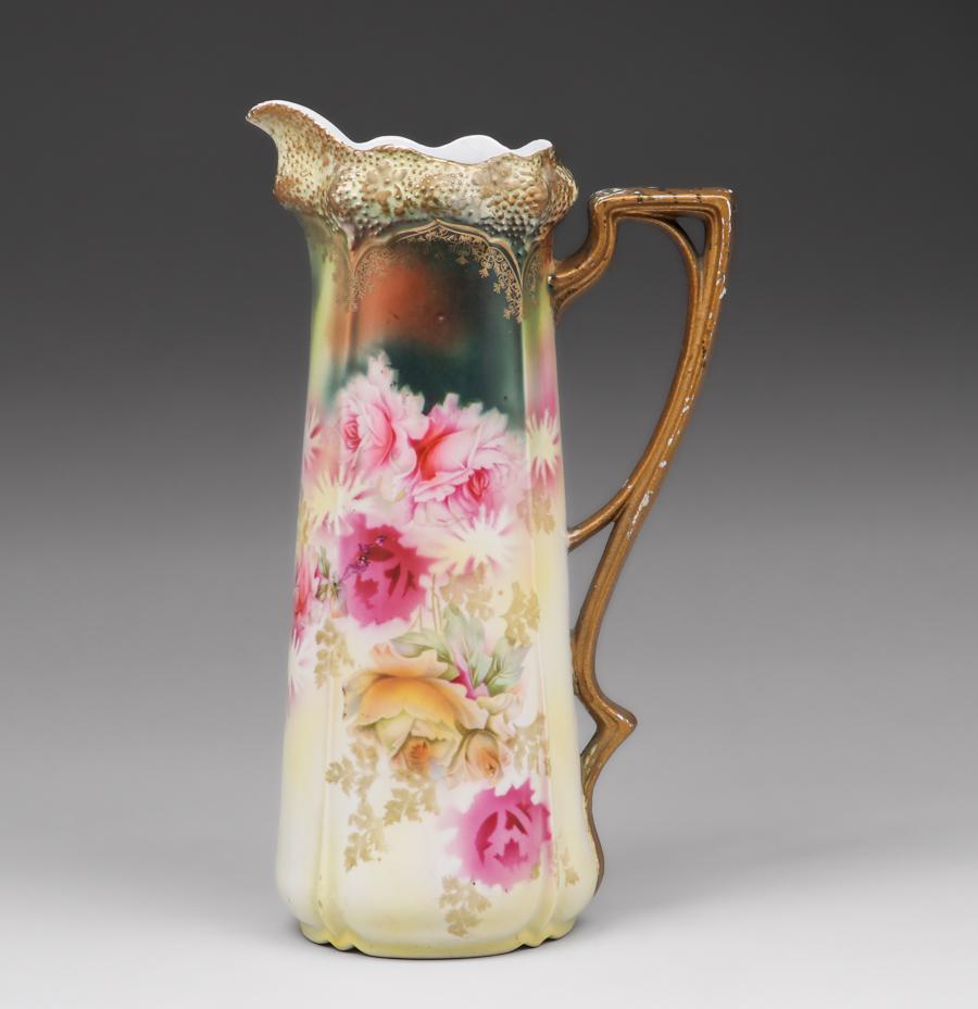 RS Prussia Porcelain Pitcher c1900s (1 of 5)