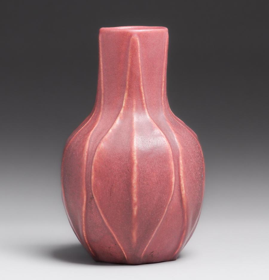 Van Briggle #826 Persian Rose Leaves Vase 1913 (1 of 4)