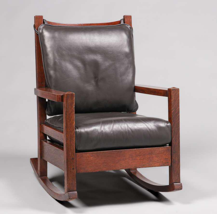 Early Gustav Stickley #2603 Rocker c1902 (1 of 3)