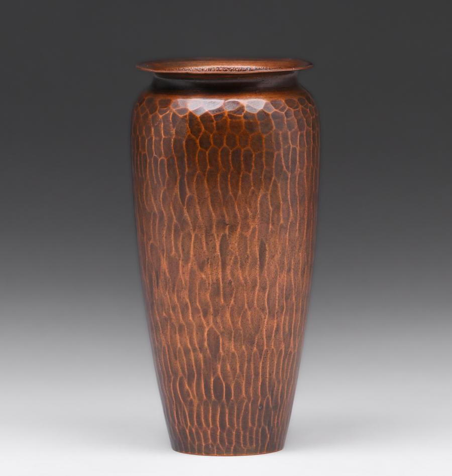 Classic Roycroft Hammered Copper Vase c1920s (1 of 4)