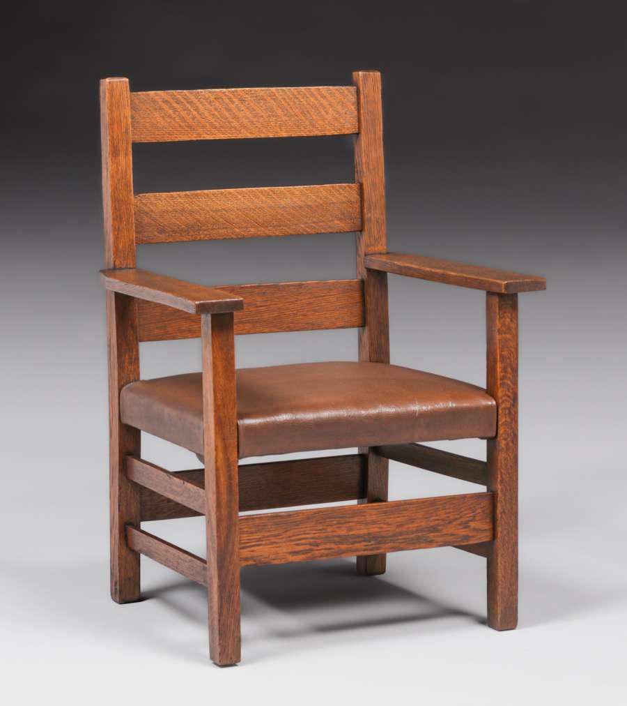 Gustav Stickley Childs Armchair c1912 (1 of 4)