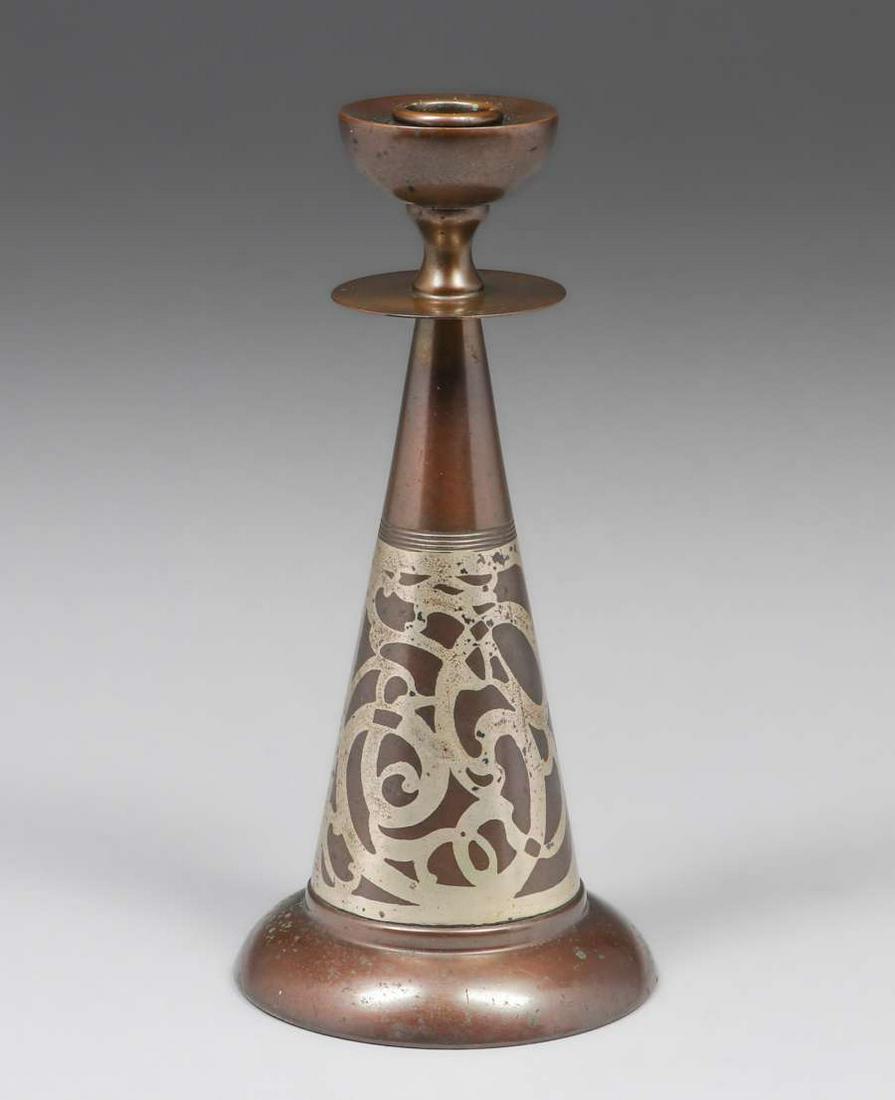 Benedict Studios Viking Silver #1928 Candlestick c1920 (1 of 4)