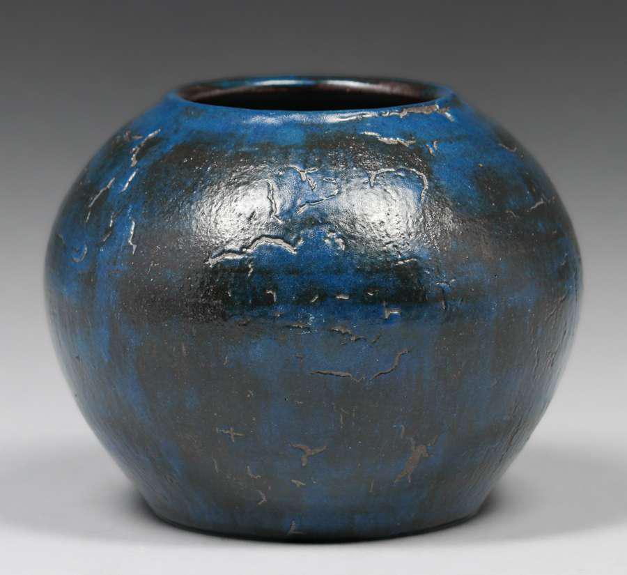 Oscar Louis Bachelder - Omar Khayyam Pottery - Chinese Blue Vase after 1911 (1 of 4)
