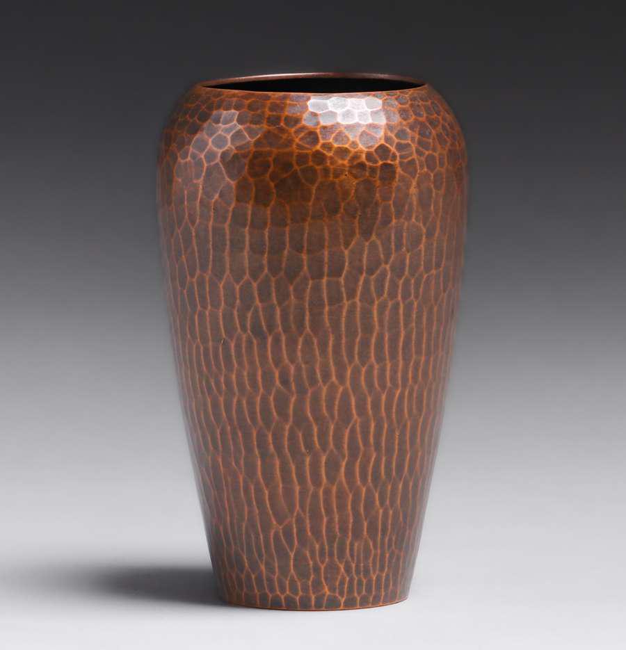 Roycroft Hammered Copper 4.5"h Vase c1920s (1 of 4)