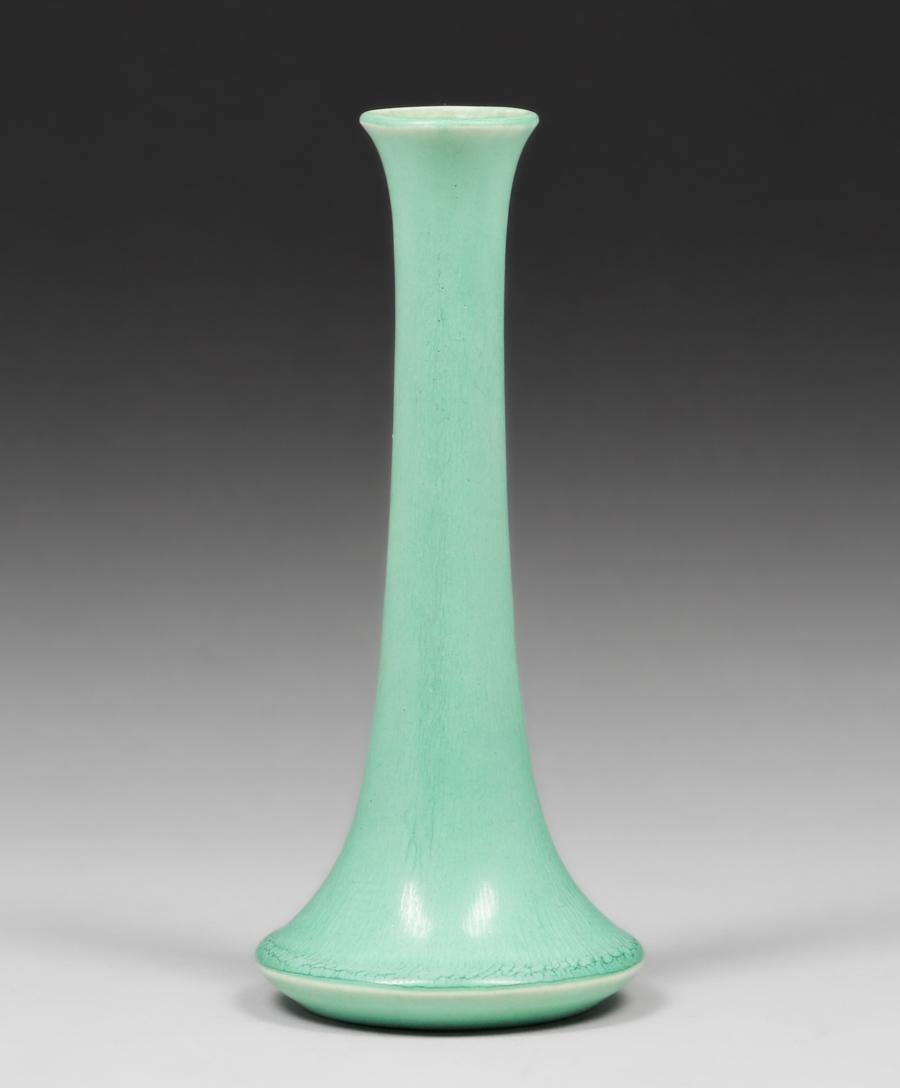 Rookwood Pottery #2307 Light Matte Green Vase 1922 (1 of 4)