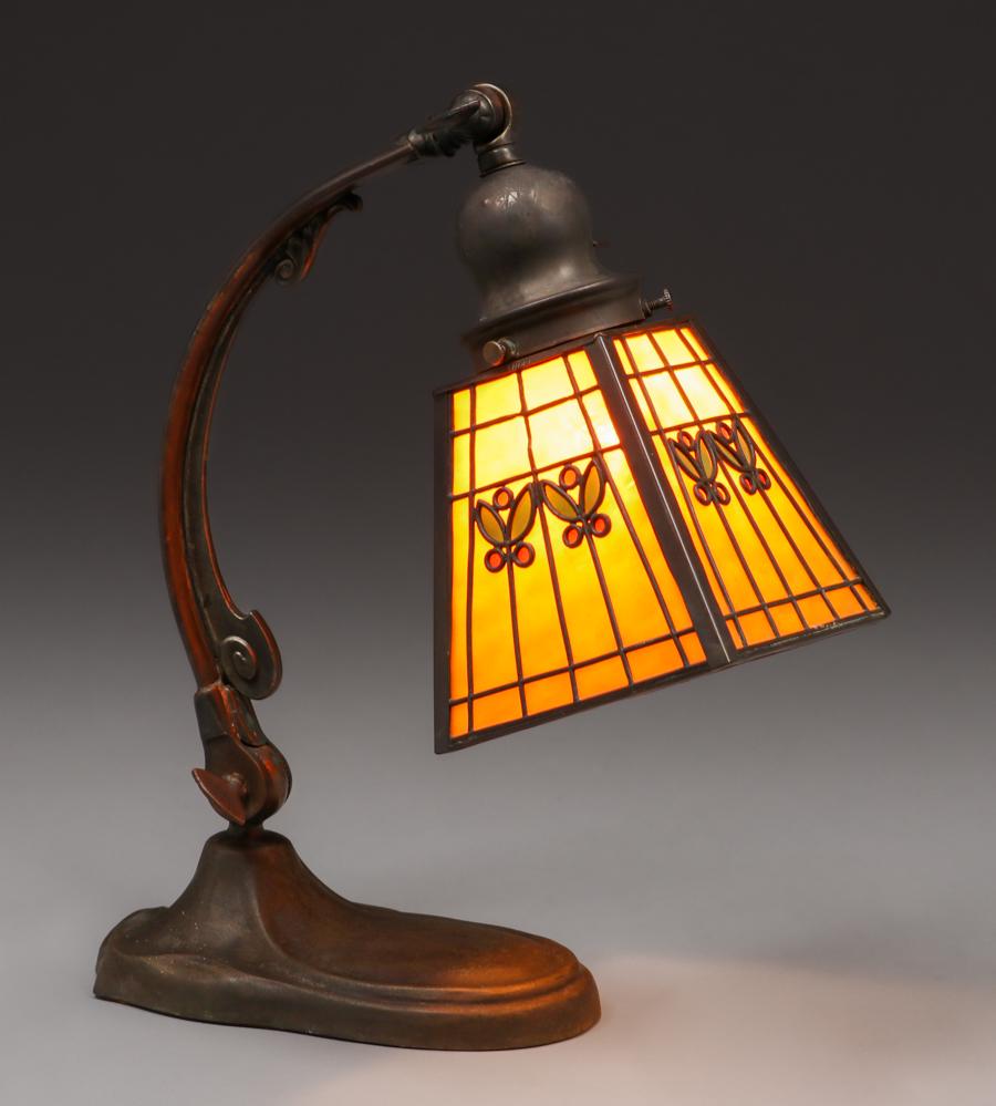 Handel Overlay Desk Lamp c1910s (1 of 6)