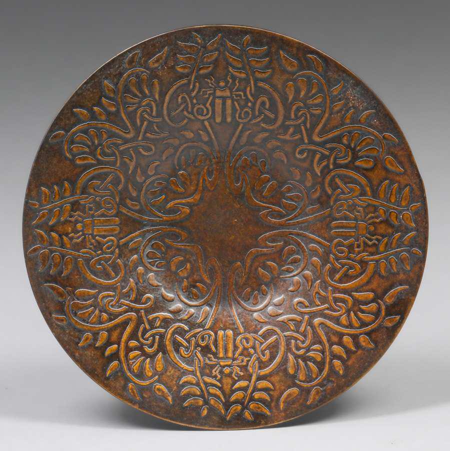 Art Crafts Shop - Buffalo, NY Acid-Etched Card Tray c1903 (1 of 4)