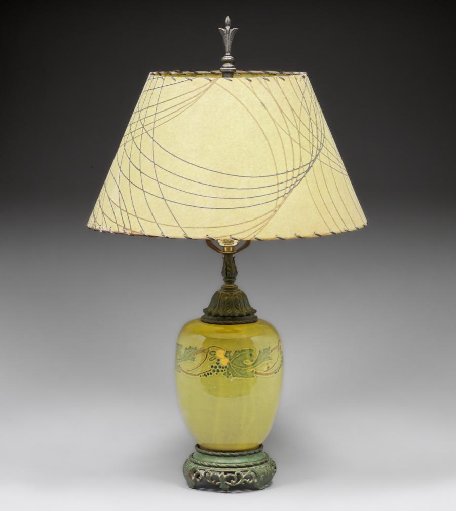 Roseville Victorican Art Pottery Lamp Base c1924 (1 of 5)