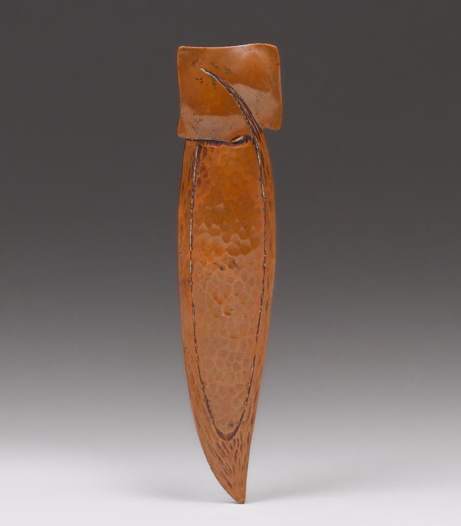 Roycroft Hammered Copper Leaf-Form Letter Opener c1920 (1 of 4)