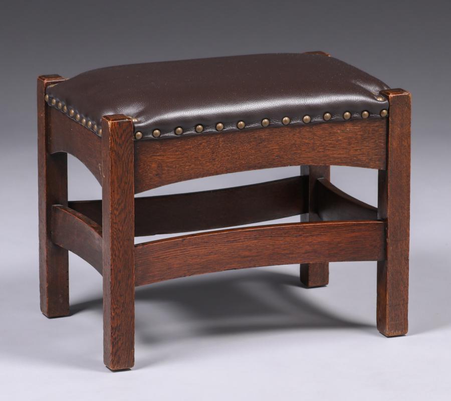 Lifetime Furniture Co Footstool c1910 (1 of 3)