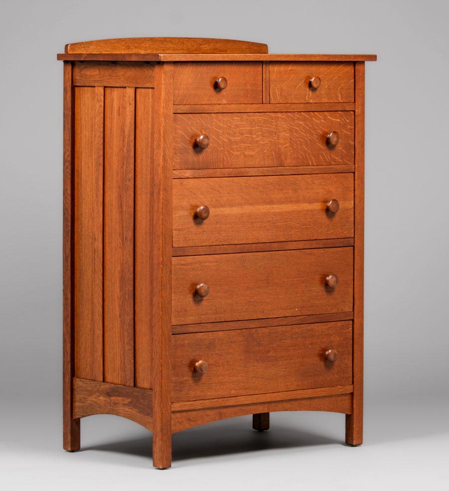 L&JG Stickley Six-Drawer Dresser c1910 (1 of 3)