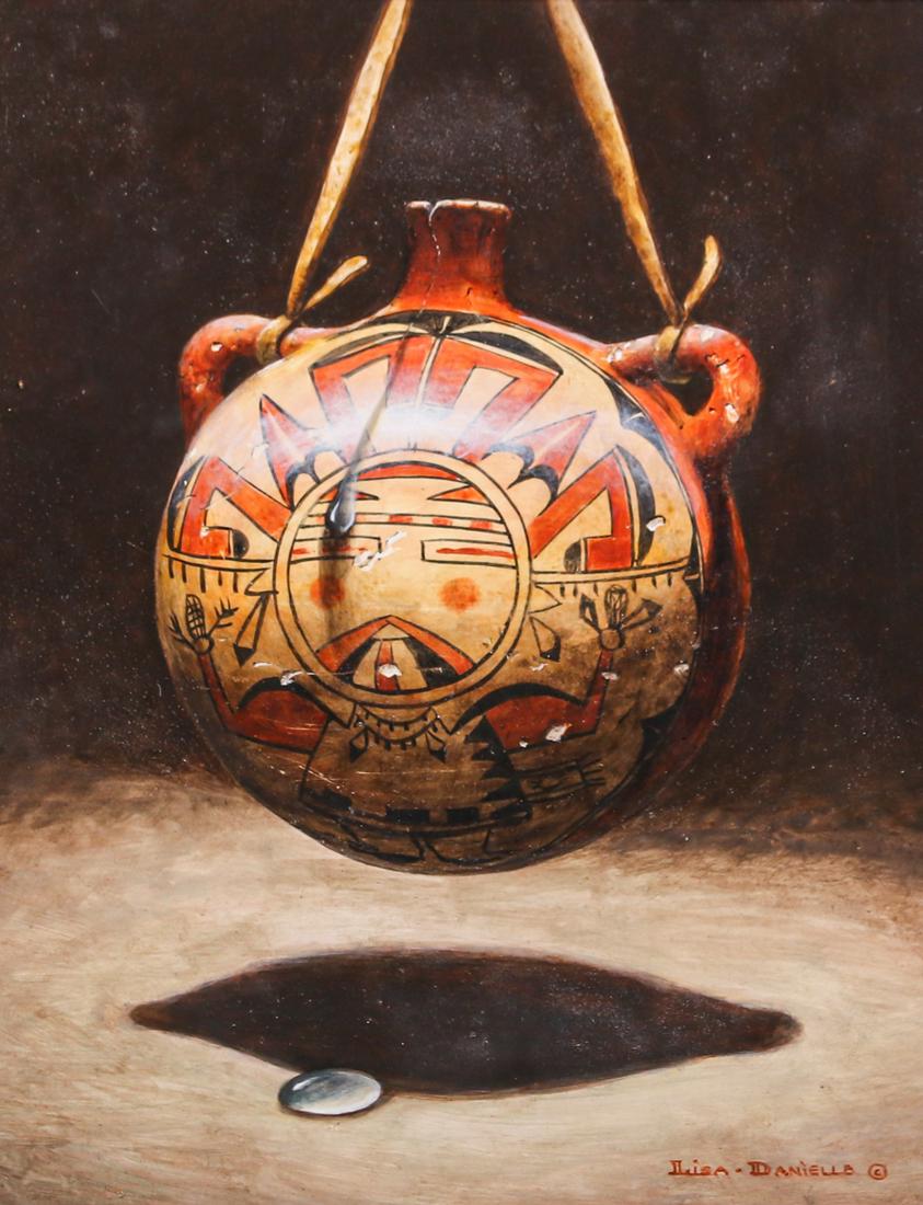 Contemporary Lisa Danielle Painting "Kachina Canteen" (1 of 5)