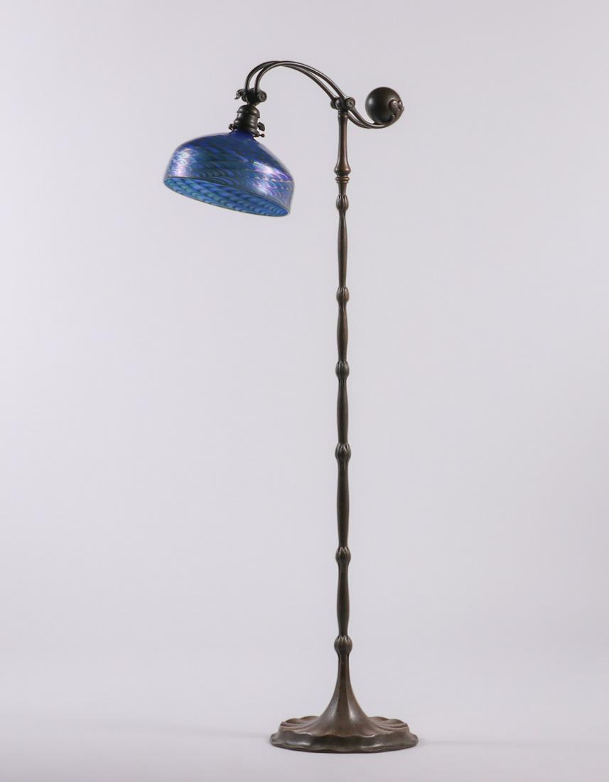 Tiffany Studios #677 Bronze Floor Lamp c1910 (1 of 7)