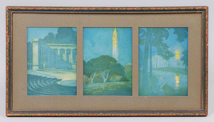 UC Berkeley Nocturnal Triptych c1910s (1 of 5)