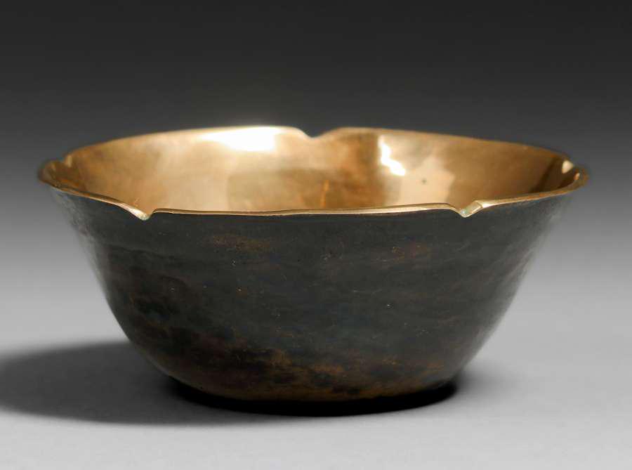 Boston School Arts & Crafts Hammered Copper Bowl c1910s (1 of 4)