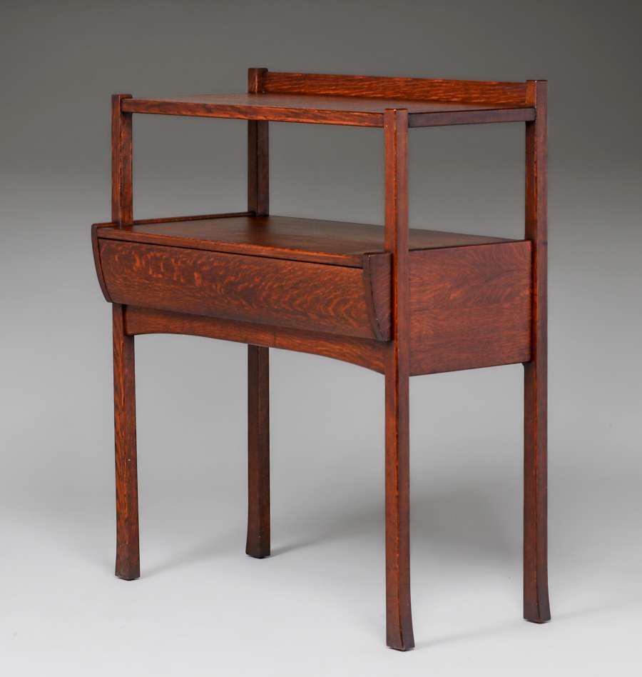 Early Stickley Brothers #1042 One Drawer Server c1904 (1 of 5)