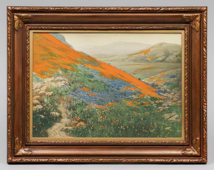 John Gamble Period Colored Print "Spring Time" c1910 (1 of 4)