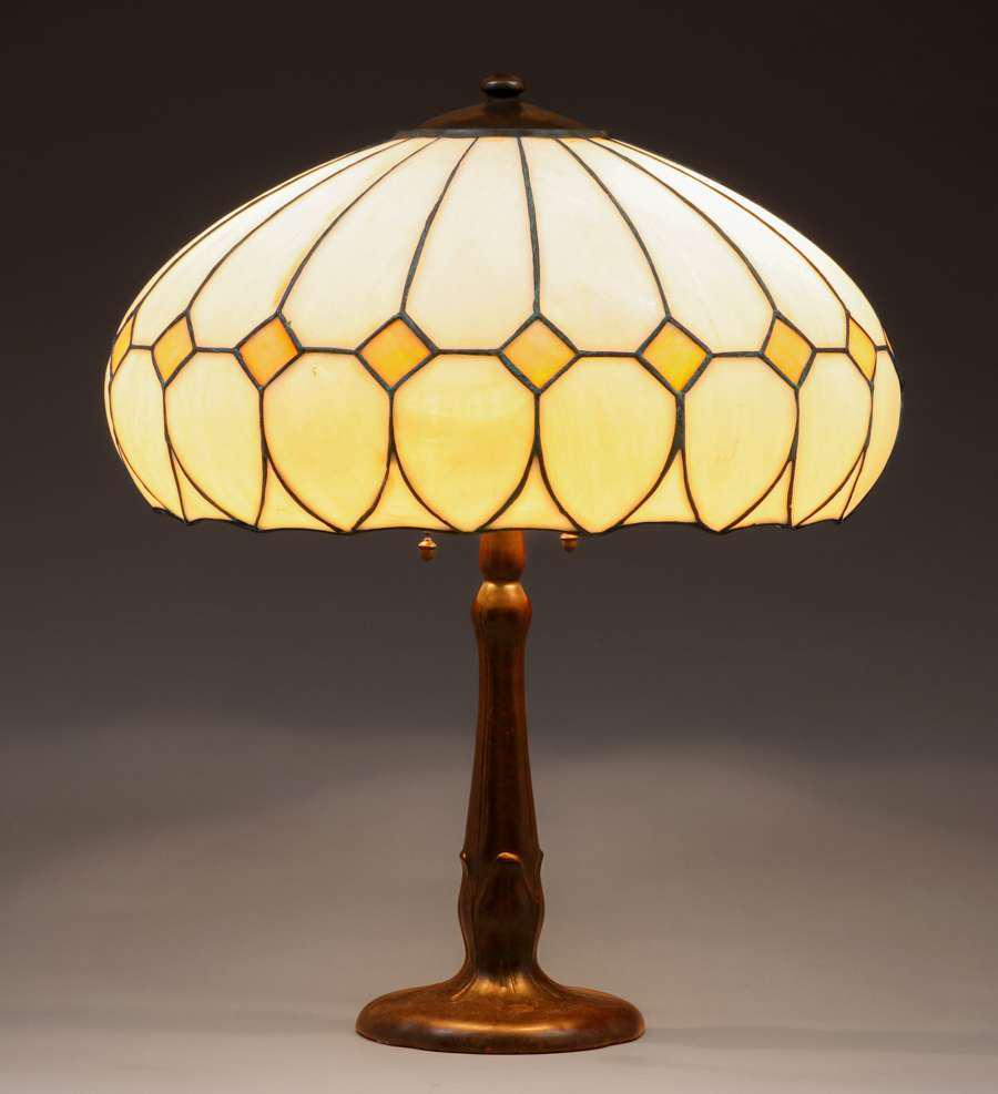 Handel Leaded Glass Dome Lamp c1910 (1 of 9)
