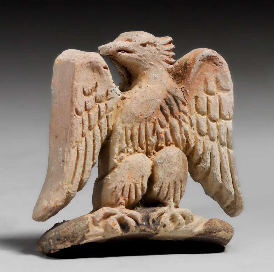 Moravian Pottery Eagle Tile c1920s (1 of 4)