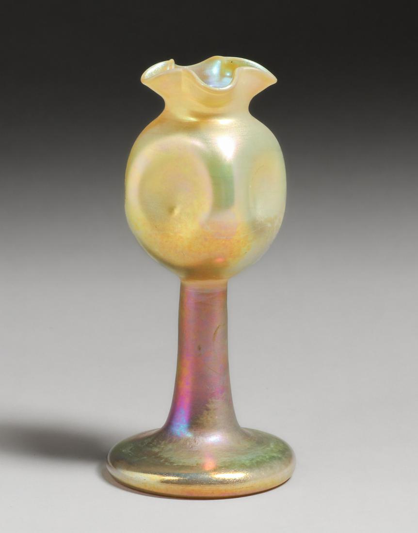 Steuben Gold Aurene Vase c1920s (1 of 4)