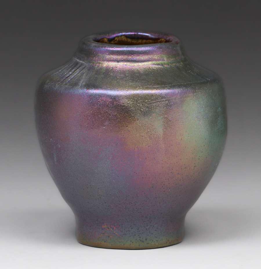 Pewabic Pottery Iridescent Vase c1920s (1 of 4)