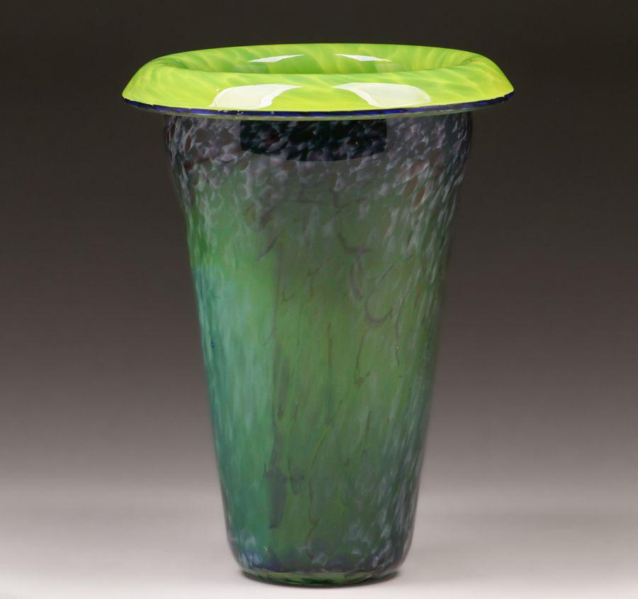 Flared Art Glass Vase c2000s (1 of 3)