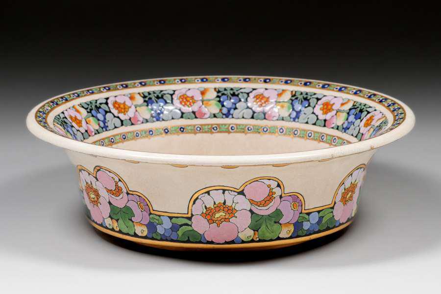 Nellie K. MaWhinney - Chicago Hand Decorated Porcelain Bowl 1920 (1 of 7)
