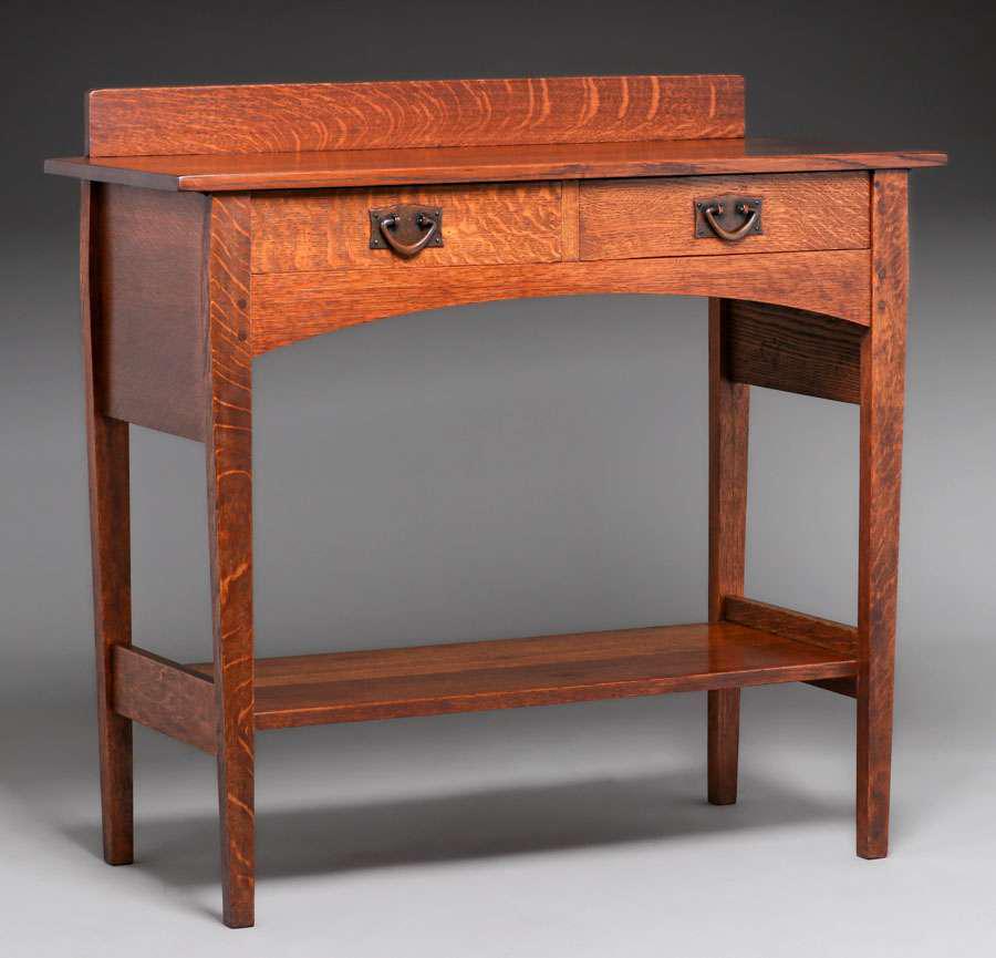 Gustav Stickley - Harvey Ellis Designed Two-Drawer Server c1905 (1 of 4)