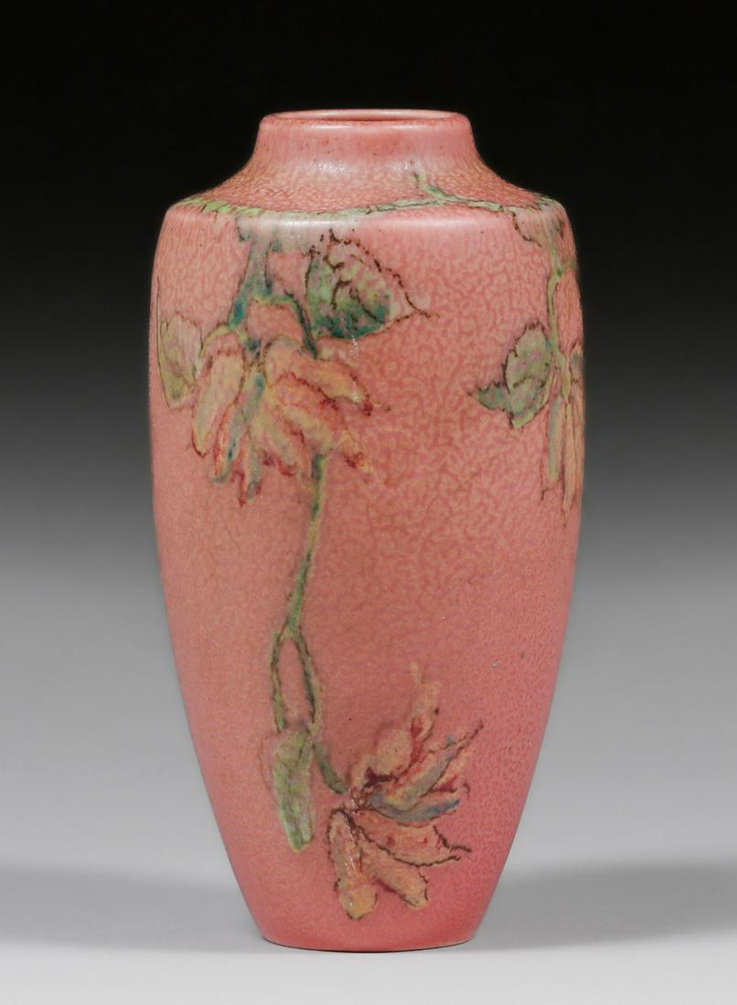 Rookwood Pottery Elizabeth Barrett Decorated Vase 1925: Rookwood Pottery Elizabeth Barrett Decorated Vase 1925. Signed. Perfect condition. 6 3/8h x 3d. Spend $5000 or more at this auction and all of your SHIPPING IS FREE within the lower 48 states. SHIPPIN