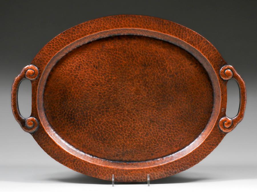 Edward Ball Hammered Copper Tray c1918-1919 (1 of 5)