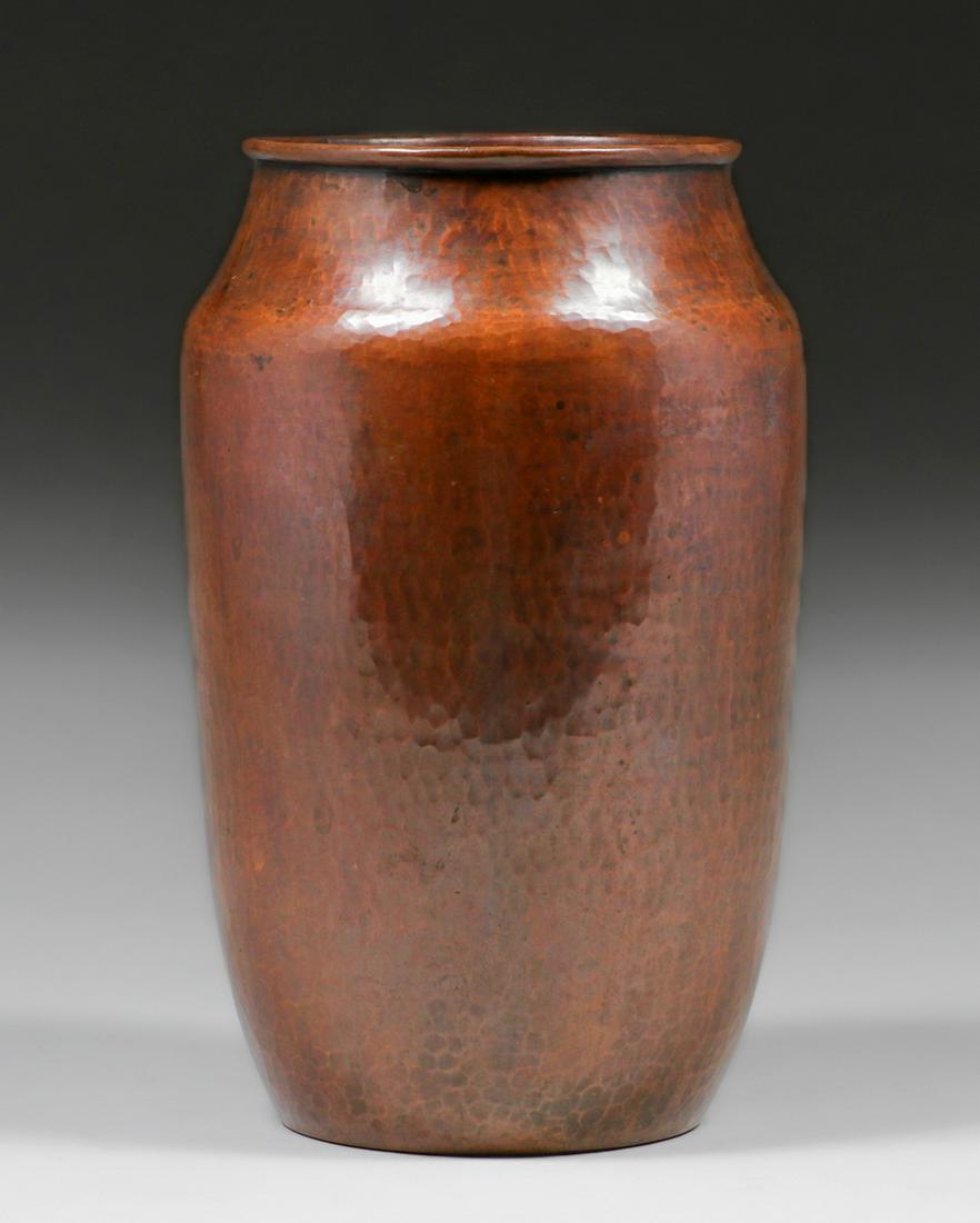 Dirk van Erp Hammered Copper Vase c1915-1920 (1 of 4)