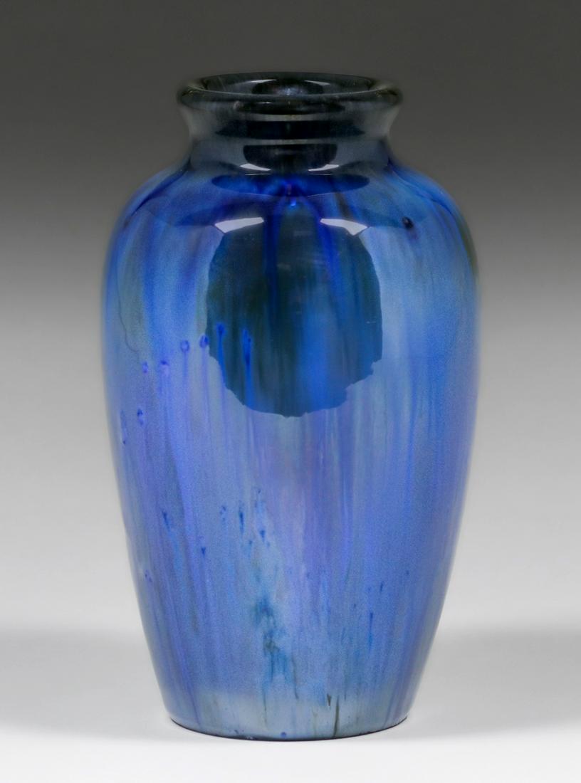 Fulper Pottery Chinese Blue Flambe Vase c1910s (1 of 4)