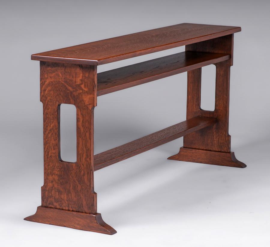 Grand Rapids Cutout Bench c1910 (1 of 4)