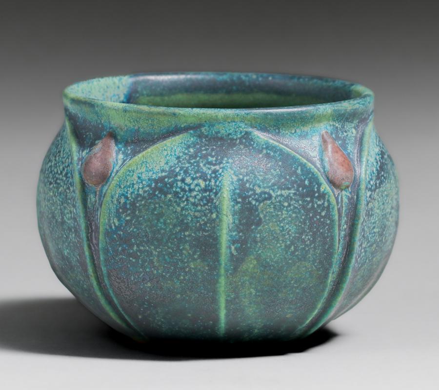 Jemerick Pottery Grueby Form Vase c2000s (1 of 4)