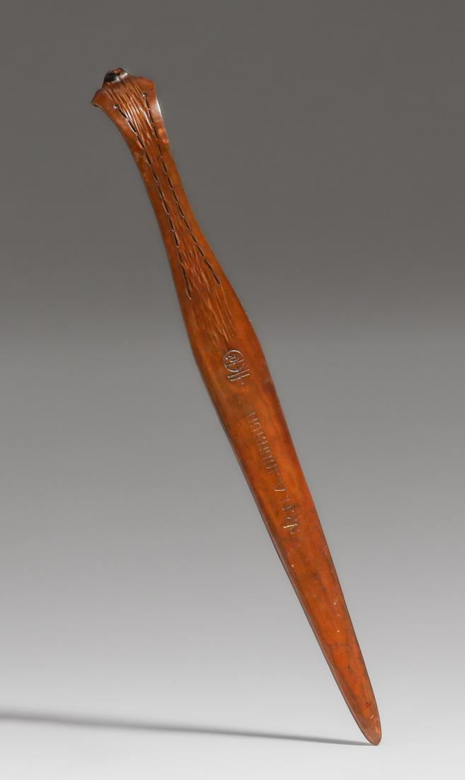 Early Roycroft Hammered Copper Paper Knife c1915 (1 of 5)