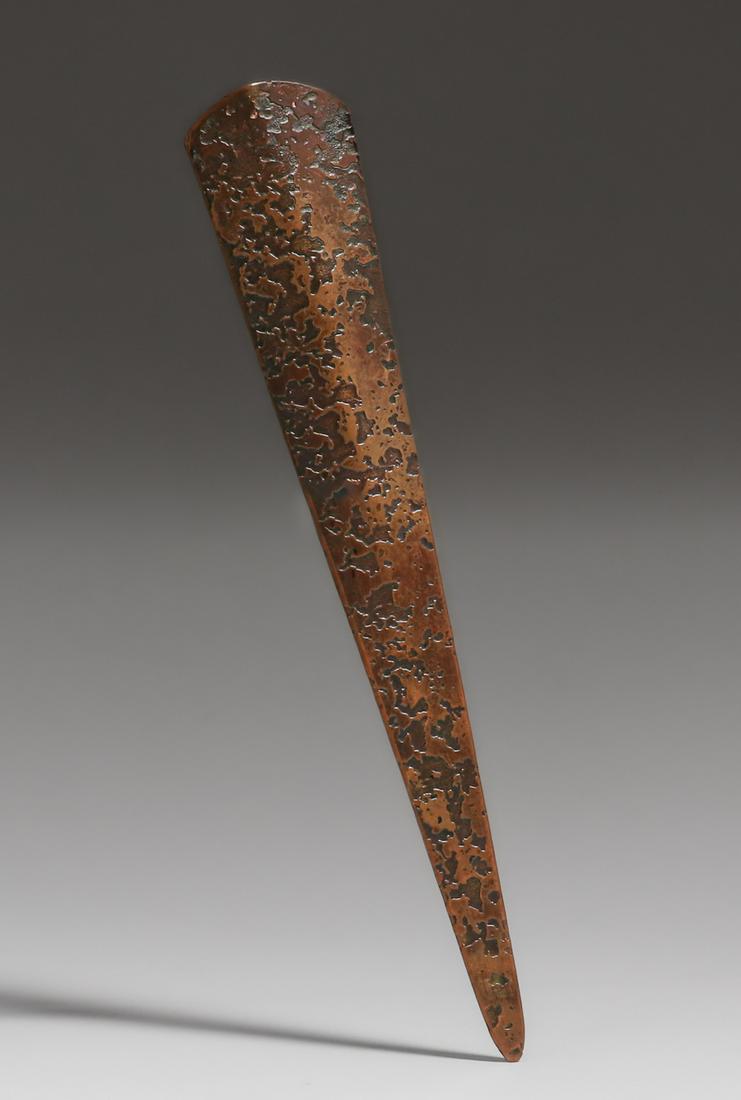 Roycroft Acid-Etched Copper Letter Opener c1920s (1 of 4)