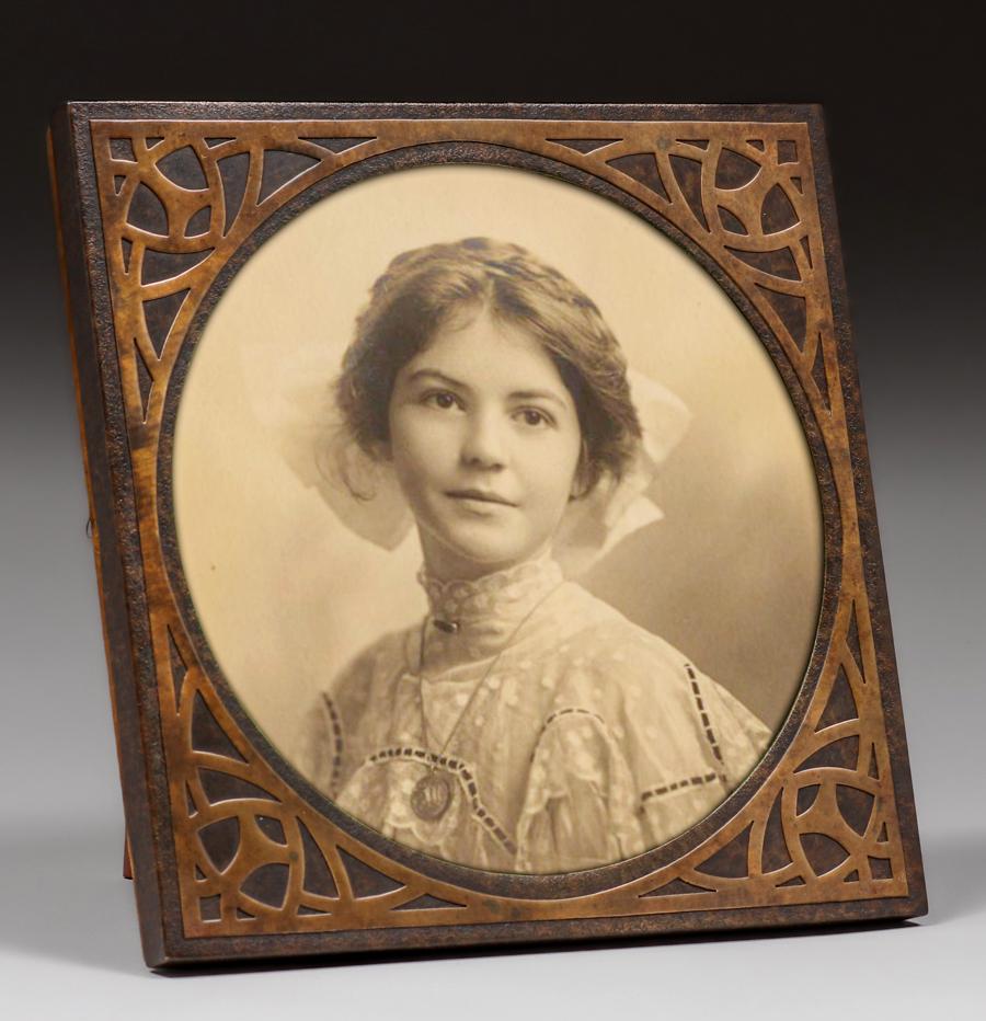 Heintz Brass on Bronze Picture Frame c1920s (1 of 4)