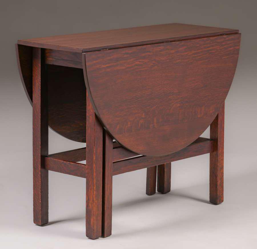 Grand Rapids Dropleaf Table c1910 (1 of 5)